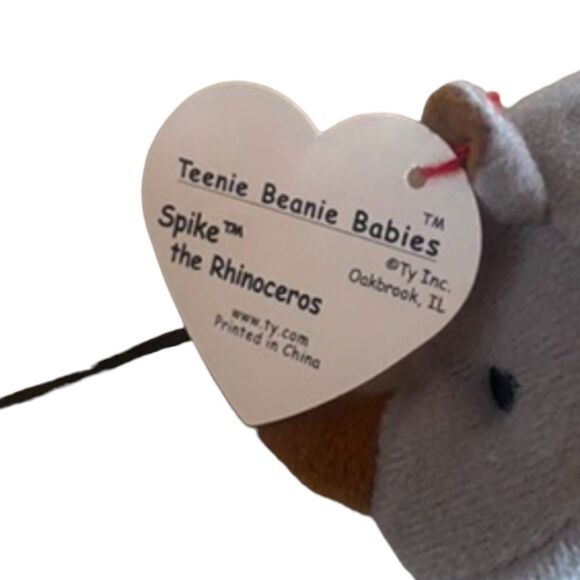 Teenie Beanie Babies Spike the Rhinoceros - Picture 4 of 4